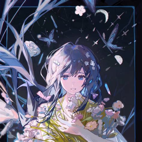 温柔女生头像白长裙