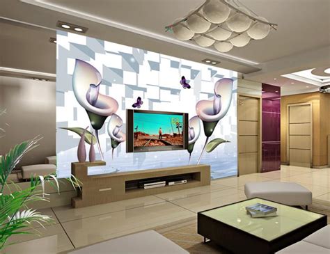 18D壁画影视墙纸卧室客厅沙发家和富贵8d电视背景墙壁纸墙布壁画-阿里巴巴