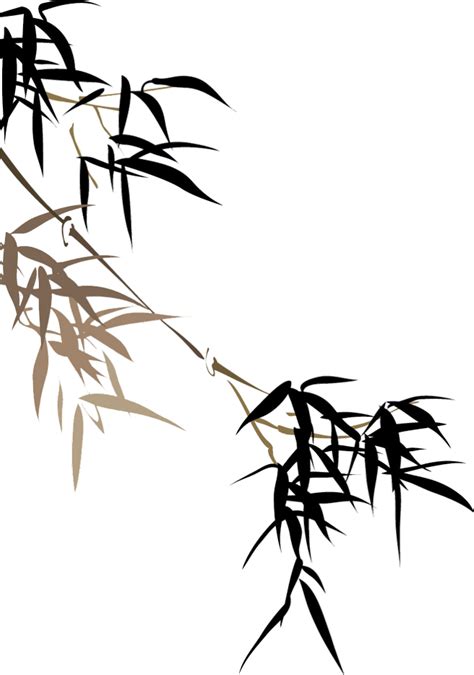 翠绿的竹子psd分层素材 - 爱图网