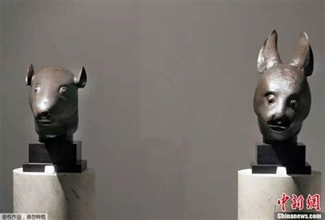 圆明园十二生肖兽首铜像C4D模型合集创意场景3D模型素材
