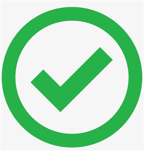 Free Green Check Mark Circular Validation SVG, PNG Icon, Symbol ...
