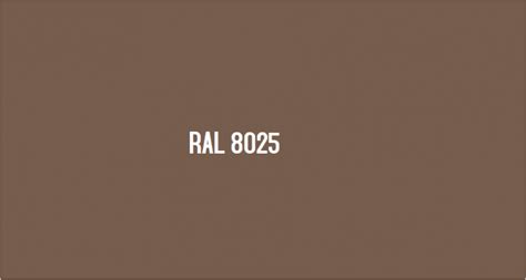 RAL 8025 Pale Brown Powder Coating Powder | LVP Paints