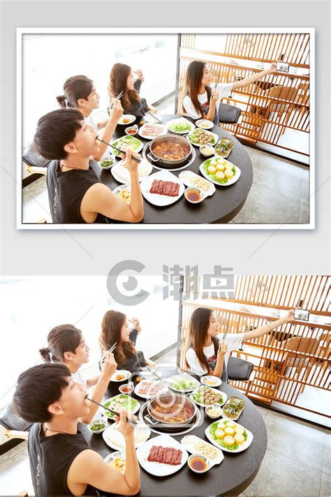 火锅中式餐饮团建聚会自拍海报摄影图摄影图1024*1540图片素材免费下载-编号1314683-潮点视频