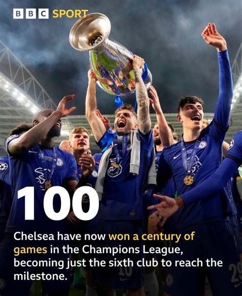 欧冠历史第6支！BBC：切尔西迎队史欧冠赛场第100胜里程碑-直播吧