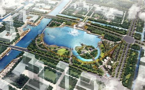 [上海]崇明新城核心政府办公区景观方案规划设计-知名景观公司-办公环境景观-筑龙园林景观论坛