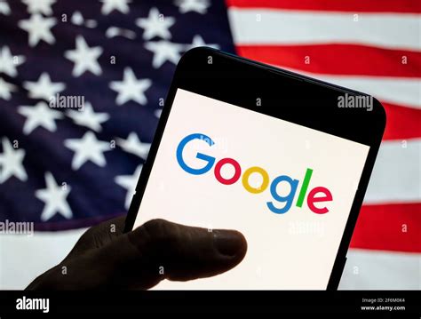 In this photo illustration the American multinational technology ...