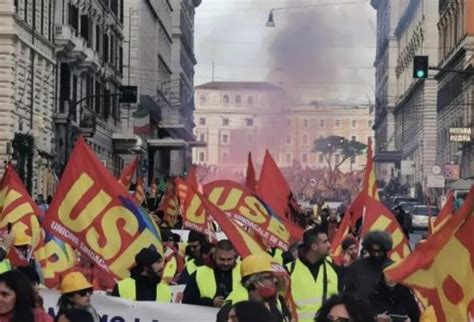 意大利首都罗马爆发抗议示威 反对政府军援乌克兰_国际新闻_海峡网