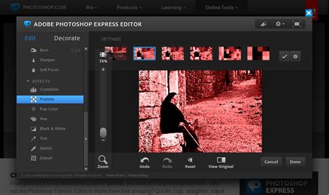 Adobe Photoshop Express Editor, la versión online de la popular ...