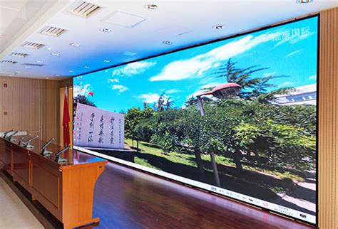 大厅超清晰LED小间距显示屏P2.5现场效果图-深圳市拓升光电有限公司