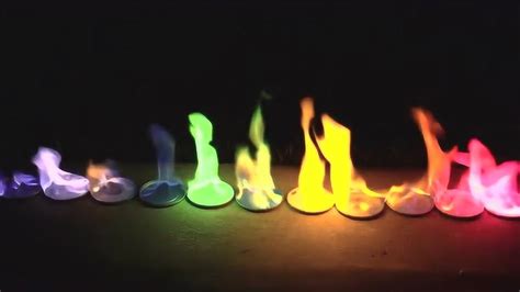化学实验：七彩火焰_腾讯视频