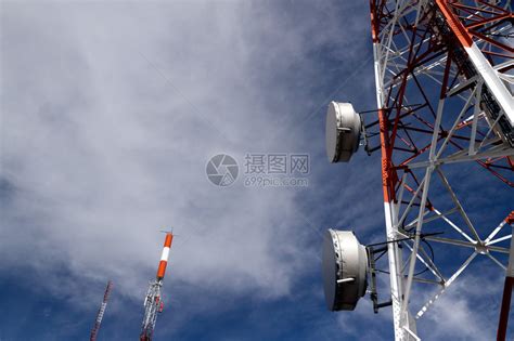 5G信号塔 搭建方便 能有效节约占地 外形美观大气