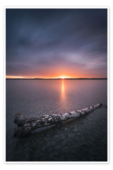 Stampa “Sunset over Lake Constance” di Christian Möhrle | Posterlounge.it
