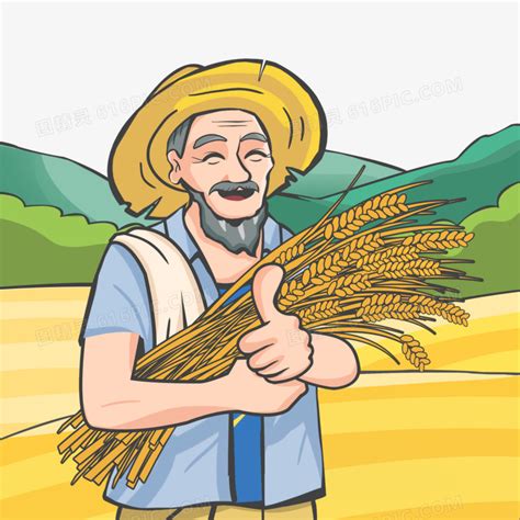 劳动的农民插画图片下载-正版图片400141023-摄图网