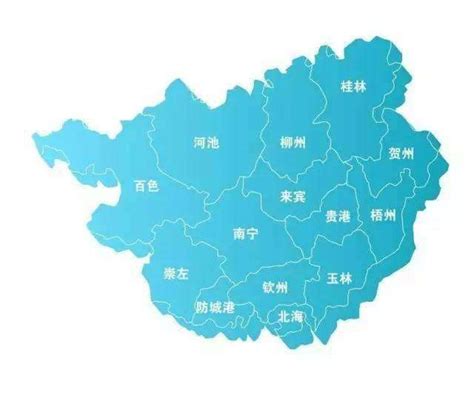 广西地图各市县,广西省52个县,广西放大(第3页)_大山谷图库