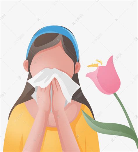 春季对花粉过敏的女性高清图片下载-正版图片502355253-摄图网