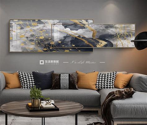 24节气日式装饰画新中式沙发背景墙画客厅挂画中国风现代餐厅壁画-美间设计