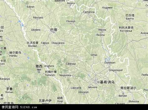 摩尔多瓦地图图片