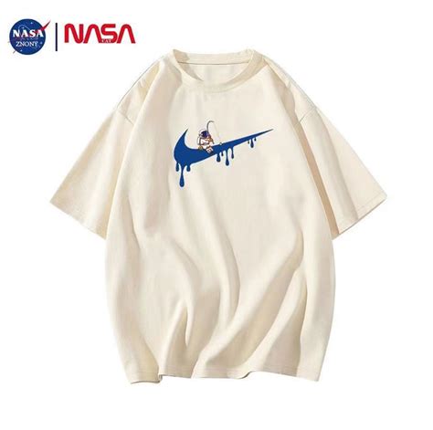 【男女同款】NASA短袖品牌联名春夏季潮牌时尚纯棉T恤宽松上衣服