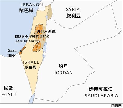 最新版以色列地图,巴勒斯坦地图,黎巴嫩地图 - 世界地图全图 - 地理教师网