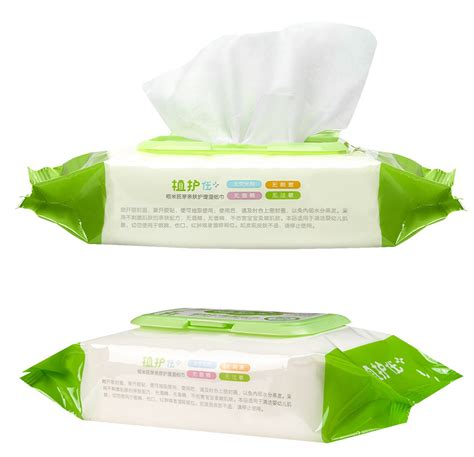 植护湿纸巾80抽*5包装带盖婴儿湿巾手口宝宝儿童一次性湿巾纸代发-阿里巴巴