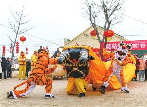 “牛斗虎”传承百年 舞出新年精气神_德州新闻网