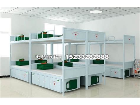 部队制式（高低床）上下床-制式军用床厂家-制式营具床柜厂家