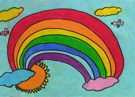 彩虹桥，可爱的儿童|插画|商业插画|石榴姐_Bonnie - 原创作品 - 站酷 (ZCOOL)