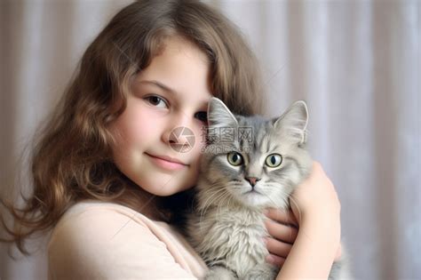 猫咪女孩图片