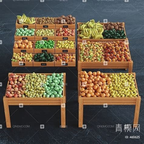 郑州水果蔬菜店设计-简欧水果蔬菜店效果图_