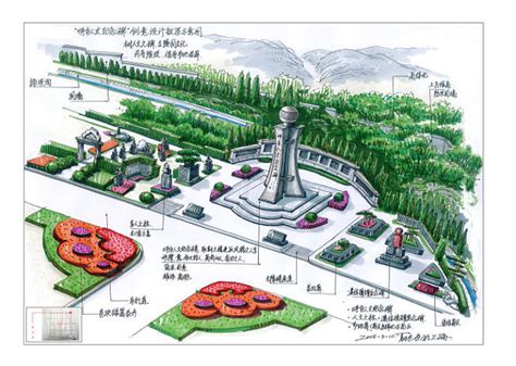 墓地设计 公墓规划—天泉佳境