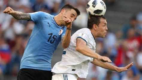 乌拉圭国家队在2018年世界杯足球赛上力克东道主 - 2018年6月25日, 俄罗斯卫星通讯社