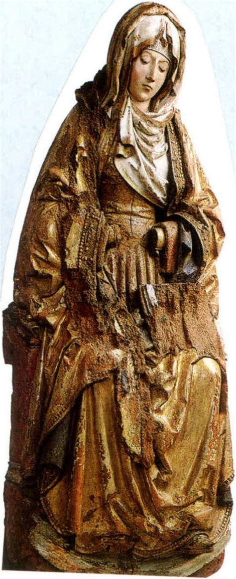 祈祷的玛丽亚-西方雕塑-图片