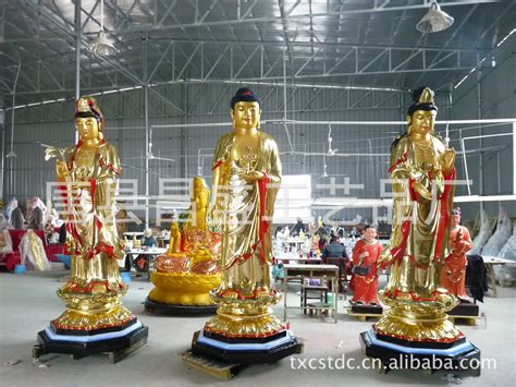 太子佛，三清祖师，东方三圣，三世，铜佛像，铜雕，城市雕塑-阿里巴巴