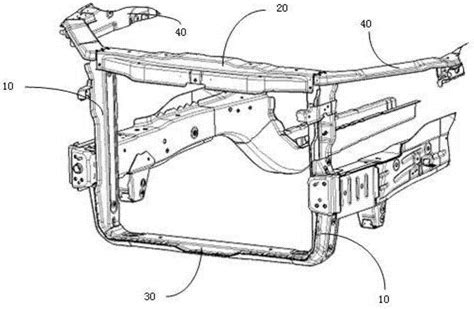 汽车前端框架的制作方法