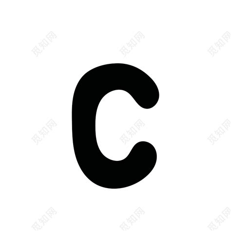 英文字母C艺术字素材免费下载 - 觅知网