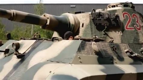 全世界现存唯一能开动的二战时期“虎王”重型坦克，233号虎王！_腾讯视频