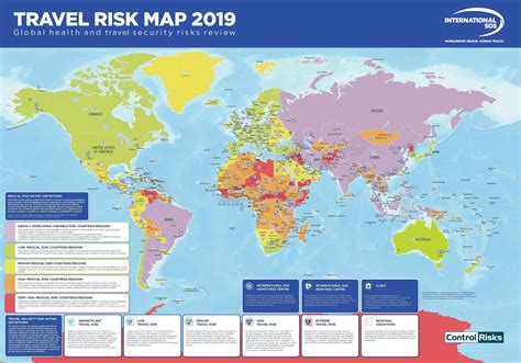 Risk Map 2019 世界风险评级地图 | 安全经理人