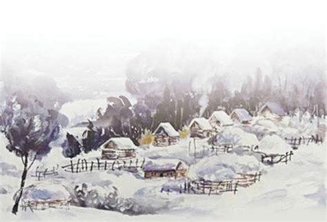 下雪的村庄图片_下雪的村庄素材_下雪的村庄高清图片_摄图网图片下载