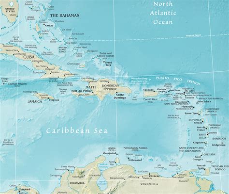 Caribbean Map - MapSof.net