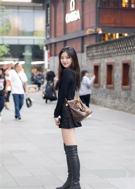 熊黛林长靴图片女生