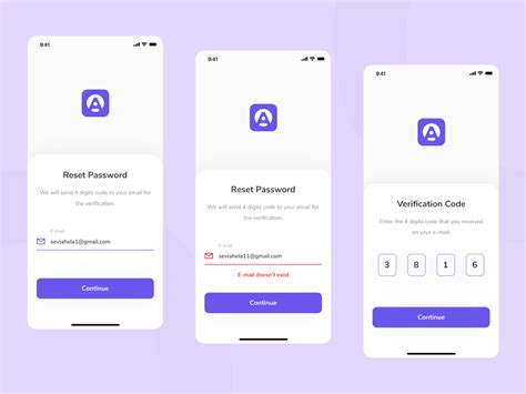 Verification Code Screens App UI | Search by Muzli