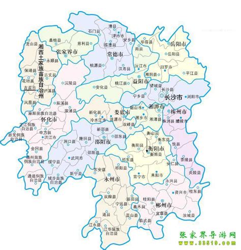 湖南省有多少个市多少个县？ - 湖南省行政辖区地级市/县级市/县数量