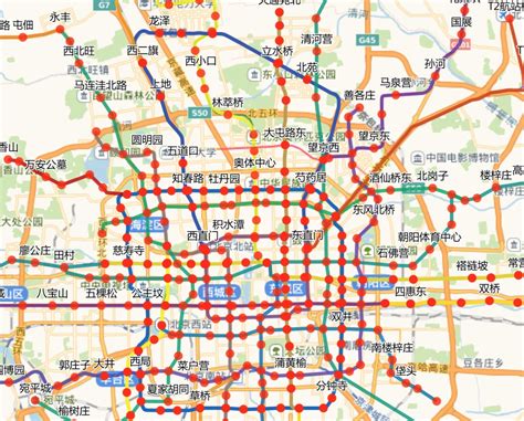 北京环线地图图片
