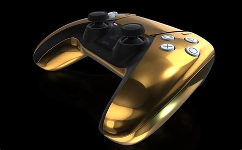 金手柄 24K黄金限量版索尼PS5将至：预计2020年上线-下载之家
