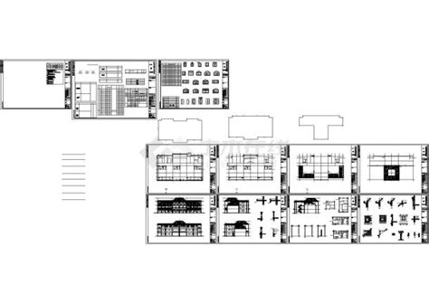 吉林省某三层幼儿园建筑设计施工图（CAD，10张图纸）_幼儿园_土木在线