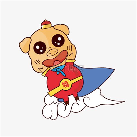 一猪飞天图片
