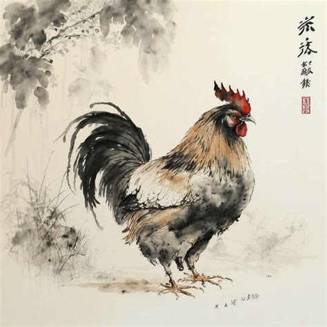 水彩画－鸡|纯艺术|绘画|沐乐九 - 原创作品 - 站酷 (ZCOOL)