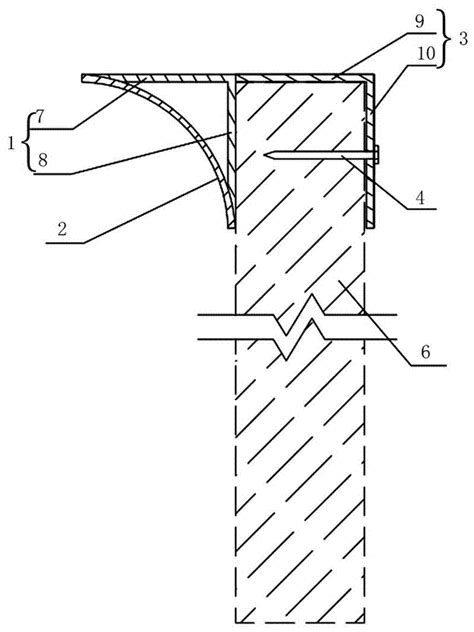一种弧形阶梯式索塔横梁侧模板及其施工方法与流程_3
