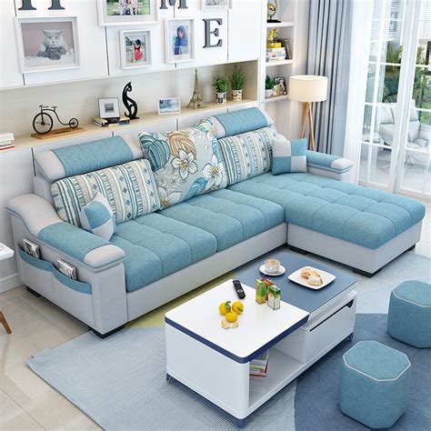 实木沙发布艺沙发1+2+3组合小户型客厅经济型木沙发新中式家具_虎窝淘