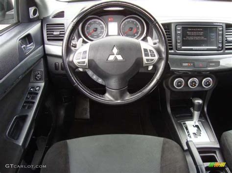 2008 Mitsubishi Lancer GTS Black Steering Wheel Photo #47007984 ...
